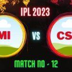 Mi vs csk dream11 prediction 2023 IPL