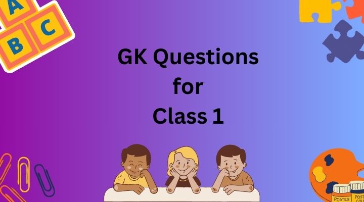 GK Questions for Class 1 in Bengali 