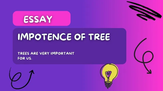 Essay on tree in English