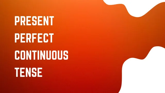 Present Perfect continuous tense sentences