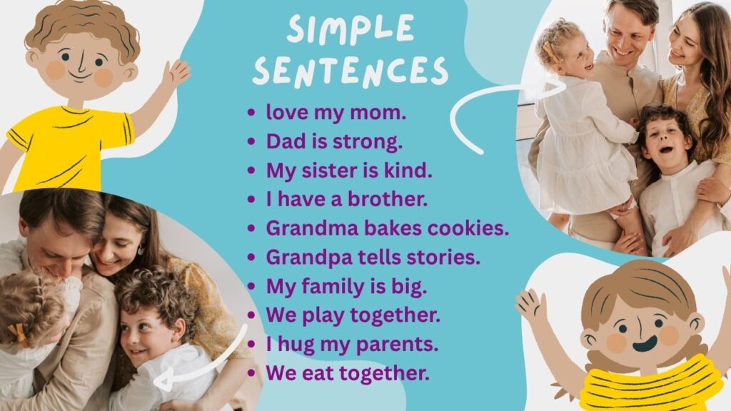 Simple sentences for class 2